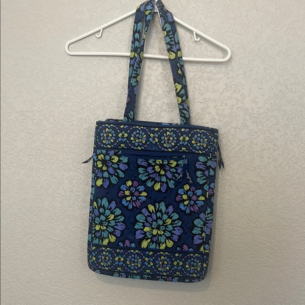 Vera Bradley Floral Blue lap top tote